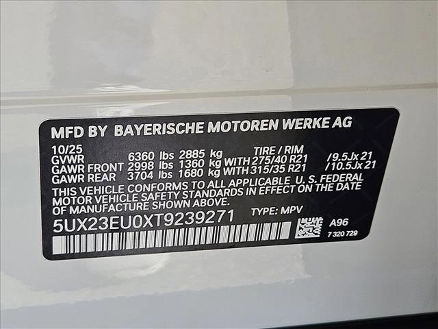 new 2026 BMW X5 car, priced at $78,725