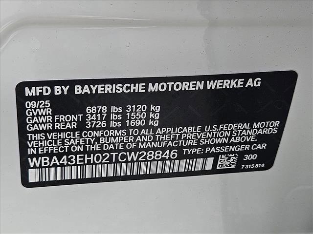 new 2026 BMW 750e car, priced at $118,500