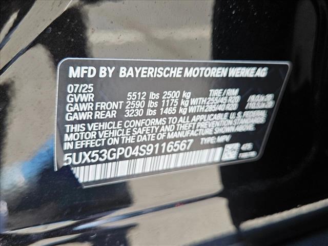 new 2025 BMW X3 car, priced at $56,060