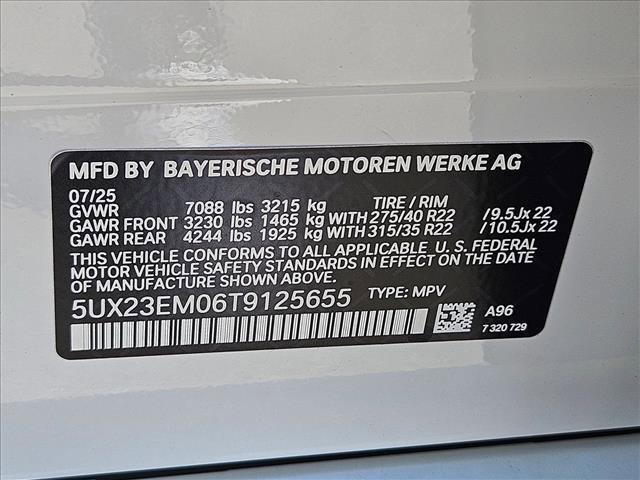 new 2026 BMW X7 car, priced at $93,665