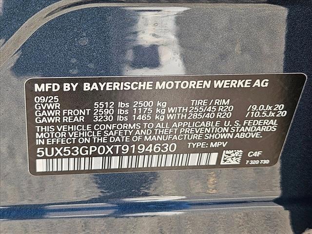 new 2026 BMW X3 car, priced at $57,925