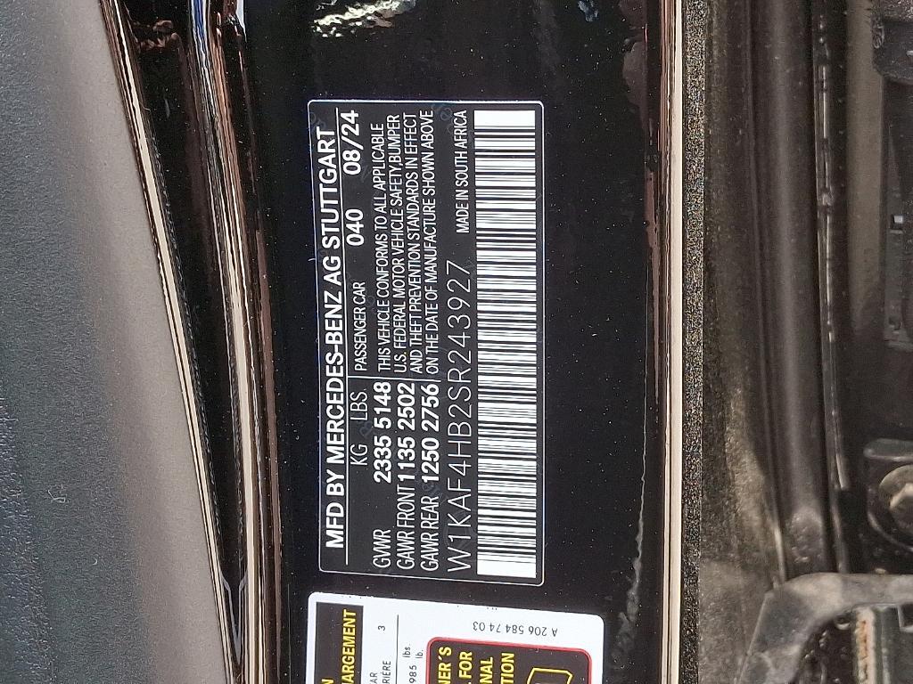 new 2025 Mercedes-Benz C-Class car, priced at $52,635