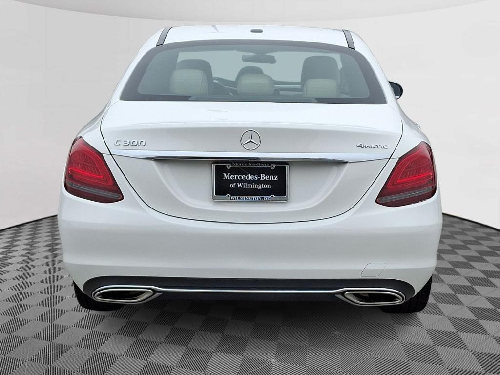 used 2021 Mercedes-Benz C-Class car, priced at $27,900