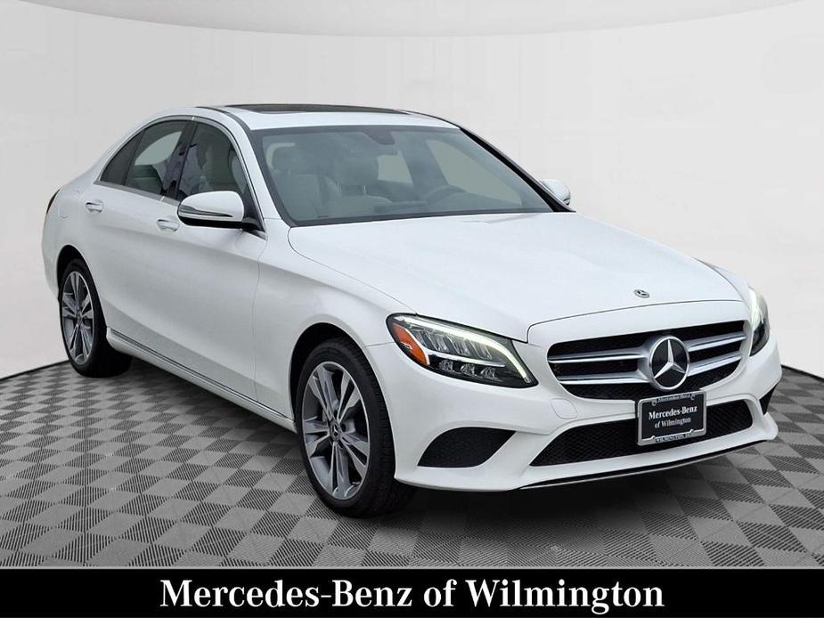 used 2021 Mercedes-Benz C-Class car, priced at $27,900