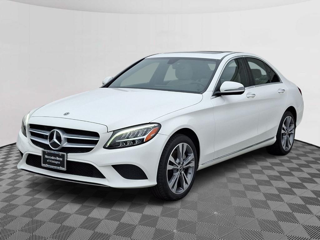 used 2021 Mercedes-Benz C-Class car, priced at $27,900