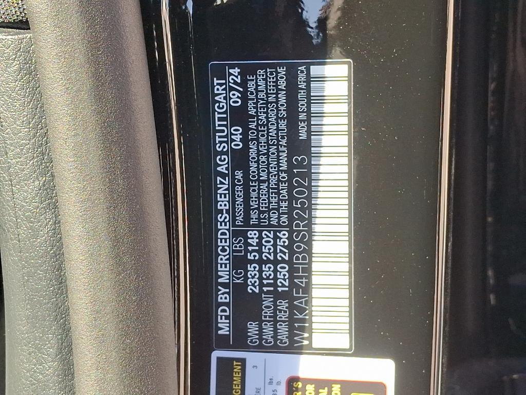 new 2025 Mercedes-Benz C-Class car, priced at $53,050