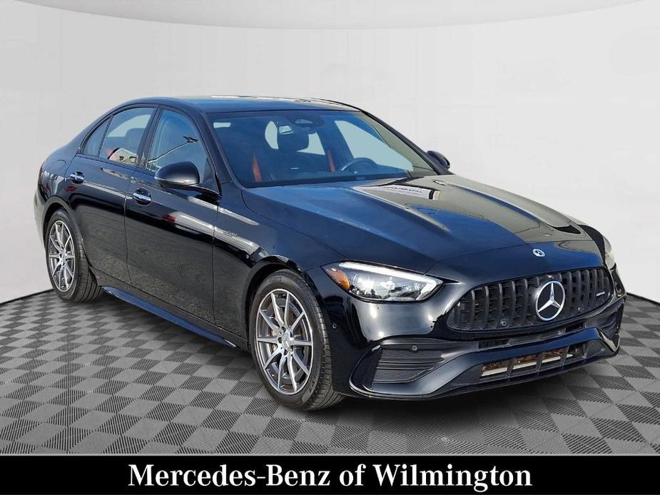 used 2023 Mercedes-Benz AMG C 43 car, priced at $48,900