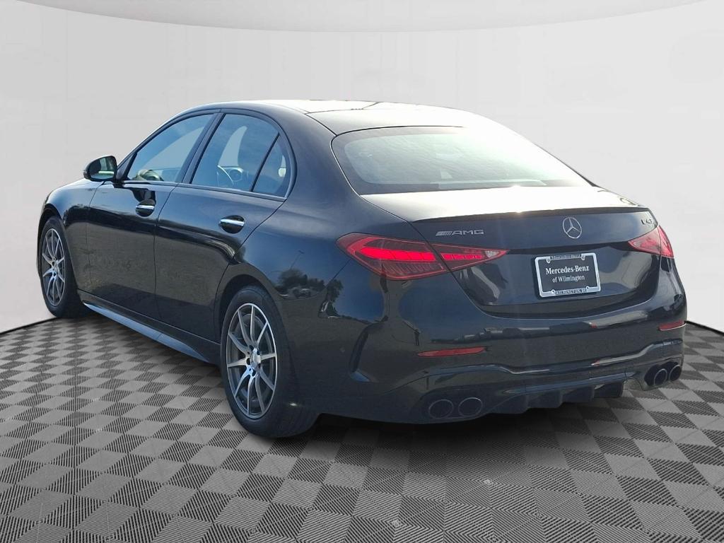 used 2023 Mercedes-Benz AMG C 43 car, priced at $48,900