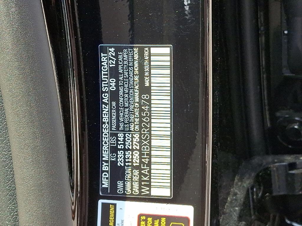 new 2025 Mercedes-Benz C-Class car, priced at $52,050