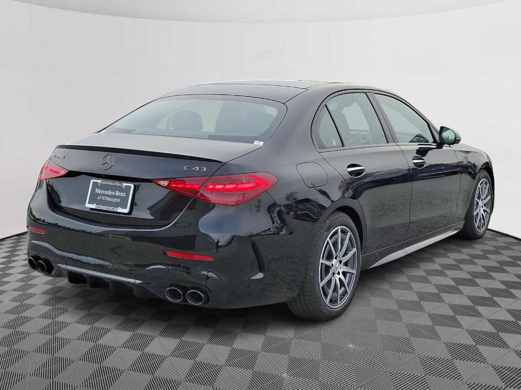 new 2025 Mercedes-Benz AMG C 43 car, priced at $71,640