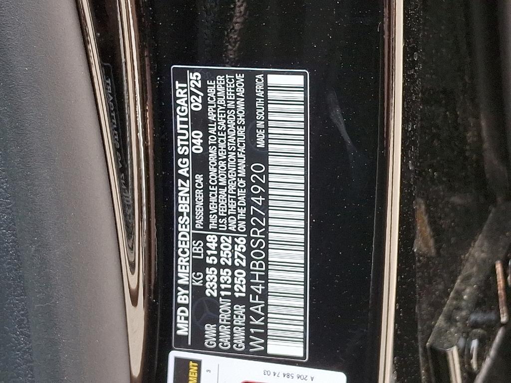new 2025 Mercedes-Benz C-Class car, priced at $51,635