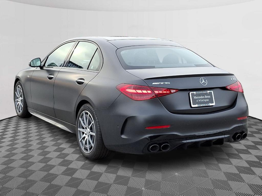 new 2025 Mercedes-Benz AMG C 43 car, priced at $74,575