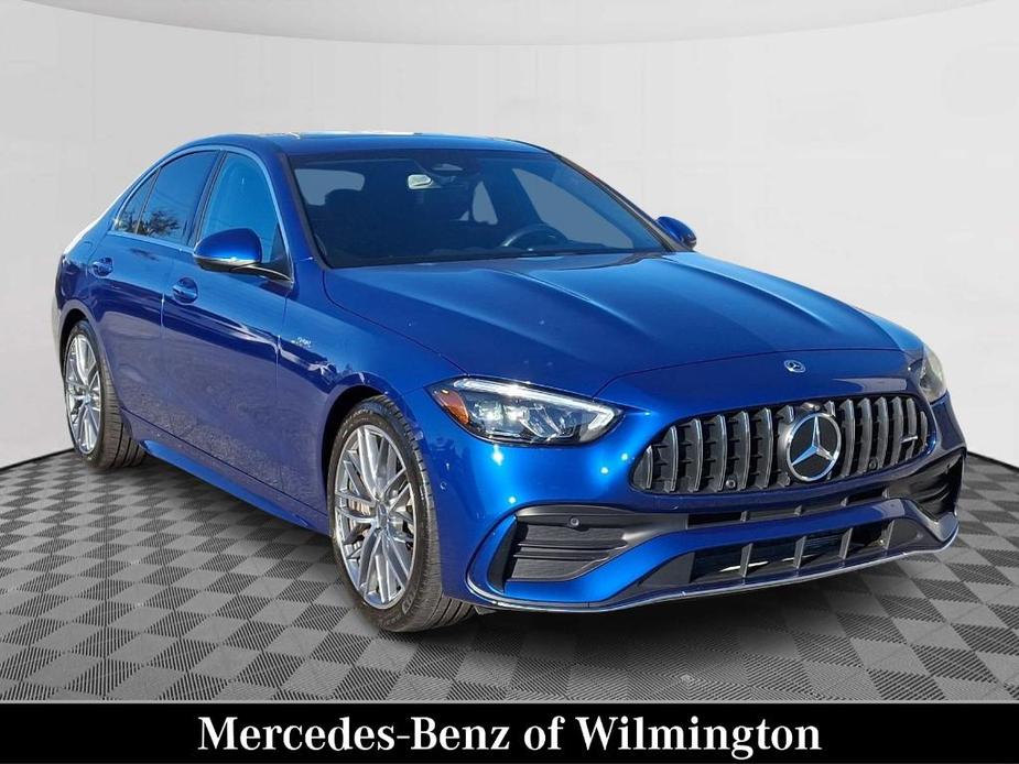 used 2023 Mercedes-Benz AMG C 43 car, priced at $53,900