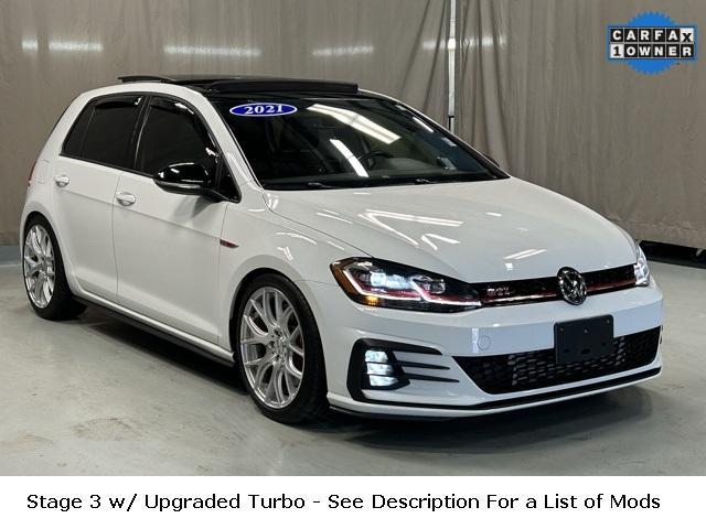 used 2021 Volkswagen Golf GTI car, priced at $25,373
