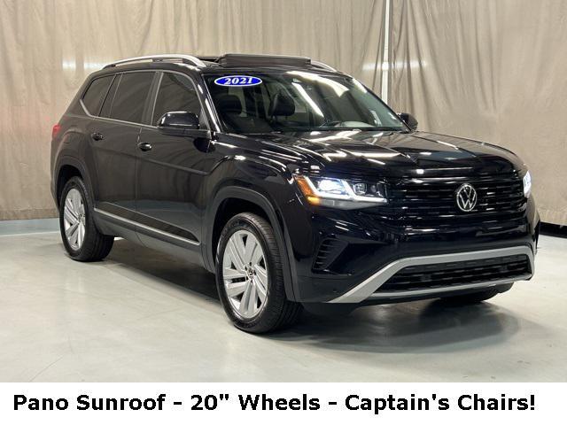 used 2021 Volkswagen Atlas car, priced at $22,674