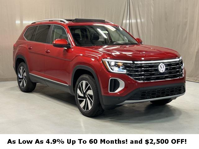 new 2025 Volkswagen Atlas car, priced at $48,506