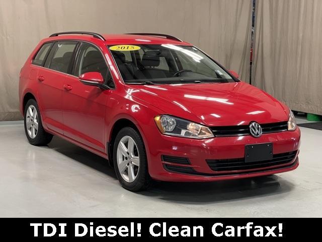 used 2015 Volkswagen Golf SportWagen car, priced at $17,494