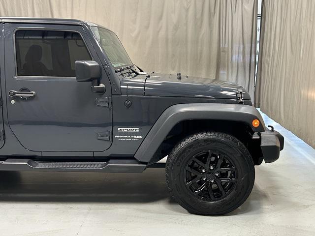 used 2018 Jeep Wrangler JK Unlimited car, priced at $23,500