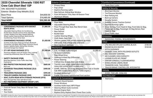 used 2020 Chevrolet Silverado 1500 car, priced at $27,998