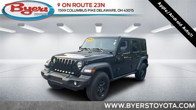 used 2023 Jeep Wrangler car, priced at $25,500