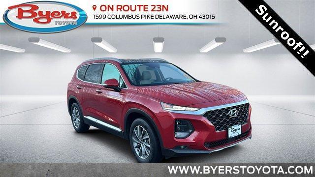 used 2019 Hyundai Santa Fe car, priced at $21,500