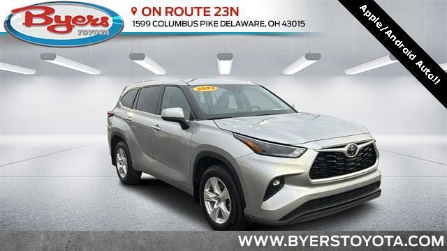 used 2022 Toyota Highlander car, priced at $30,900