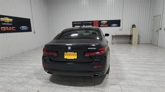 used 2023 BMW 530e car, priced at $27,497