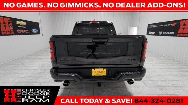 new 2025 Ram 1500 car, priced at $64,755