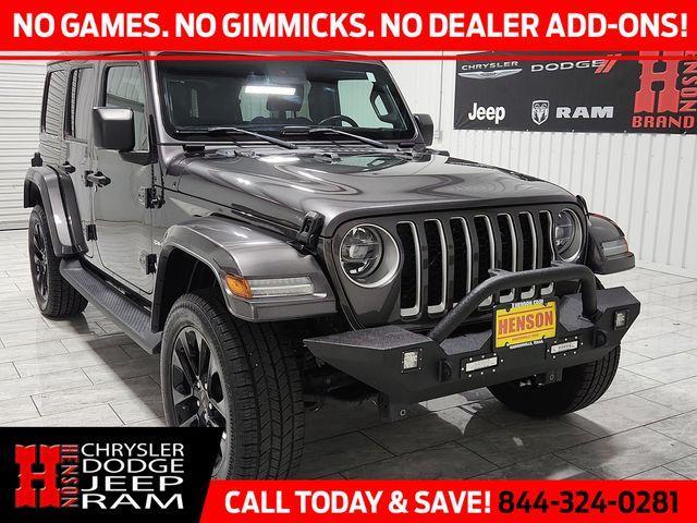 used 2021 Jeep Wrangler Unlimited 4xe car, priced at $28,899