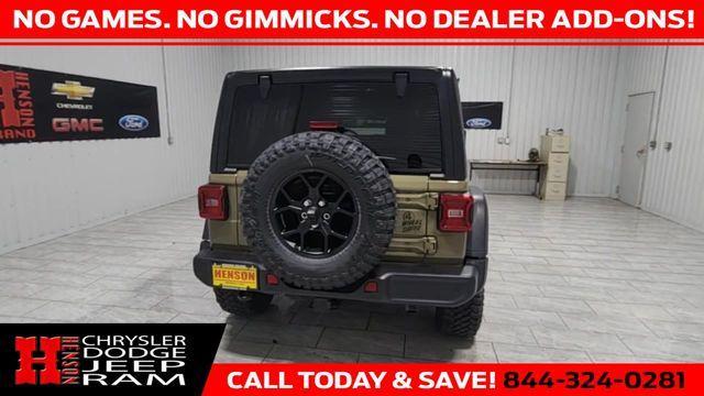 new 2025 Jeep Wrangler car, priced at $49,993