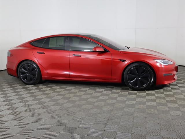 used 2021 Tesla Model S car, priced at $42,849