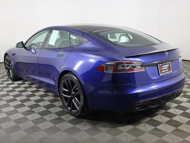 used 2021 Tesla Model S car, priced at $48,999