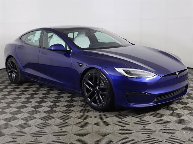 used 2021 Tesla Model S car, priced at $53,770