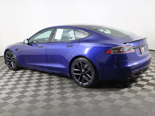 used 2021 Tesla Model S car, priced at $48,999