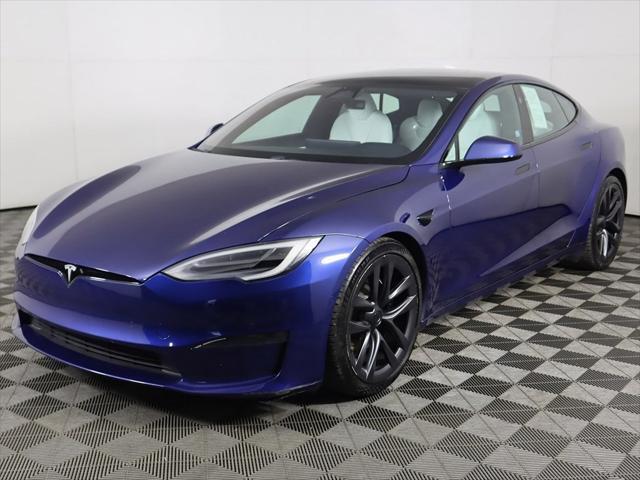 used 2021 Tesla Model S car, priced at $48,999