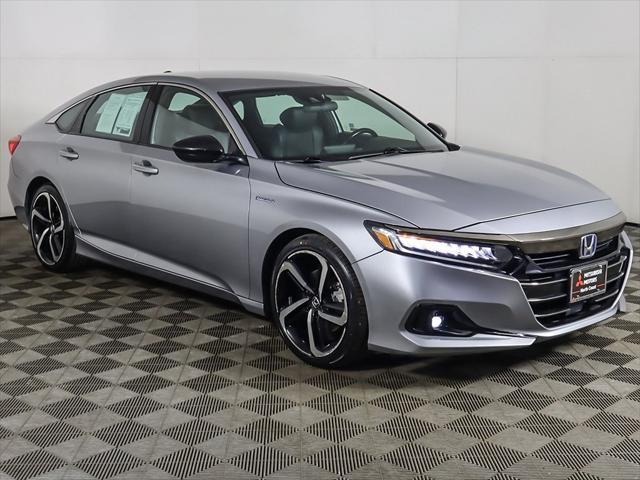 used 2022 Honda Accord Hybrid car, priced at $22,119