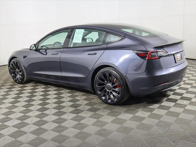 used 2022 Tesla Model 3 car, priced at $27,739