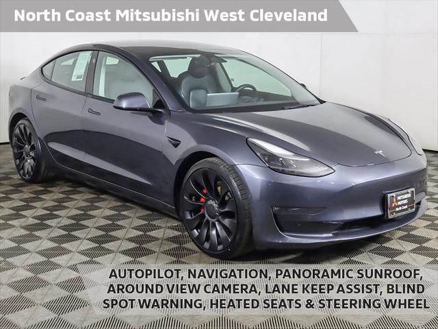 used 2022 Tesla Model 3 car, priced at $27,739