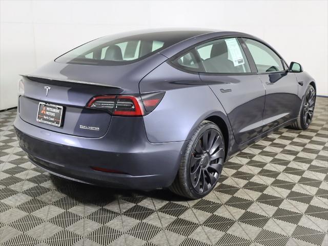 used 2022 Tesla Model 3 car, priced at $27,739