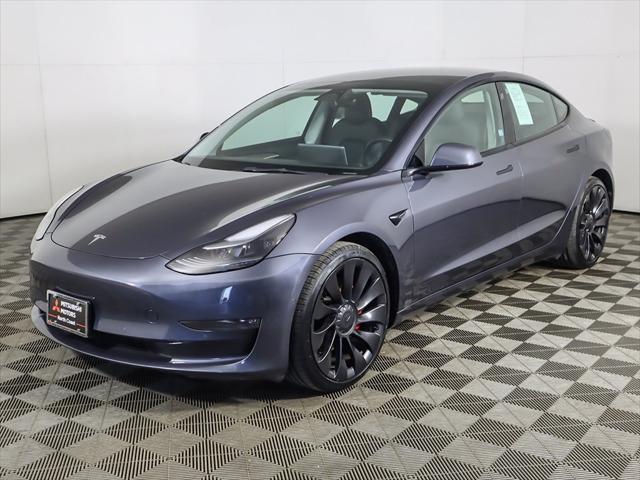 used 2022 Tesla Model 3 car, priced at $27,739