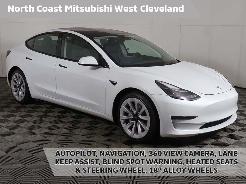 used 2022 Tesla Model 3 car, priced at $23,990