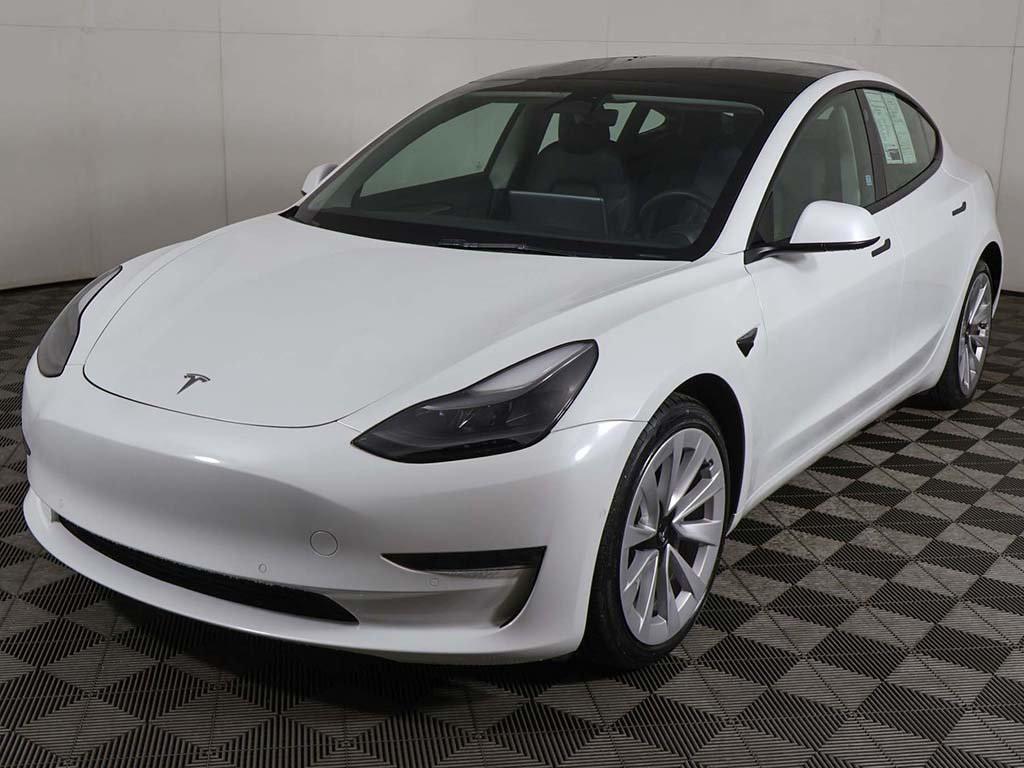 used 2022 Tesla Model 3 car, priced at $23,990
