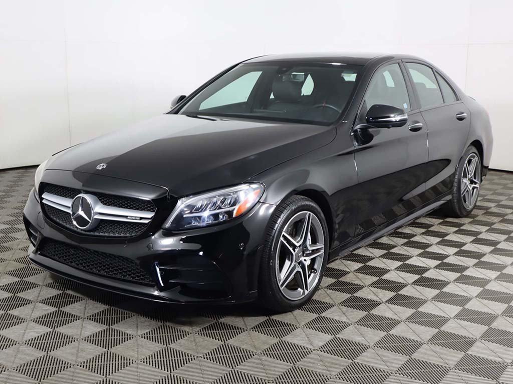 used 2021 Mercedes-Benz AMG C 43 car, priced at $36,769