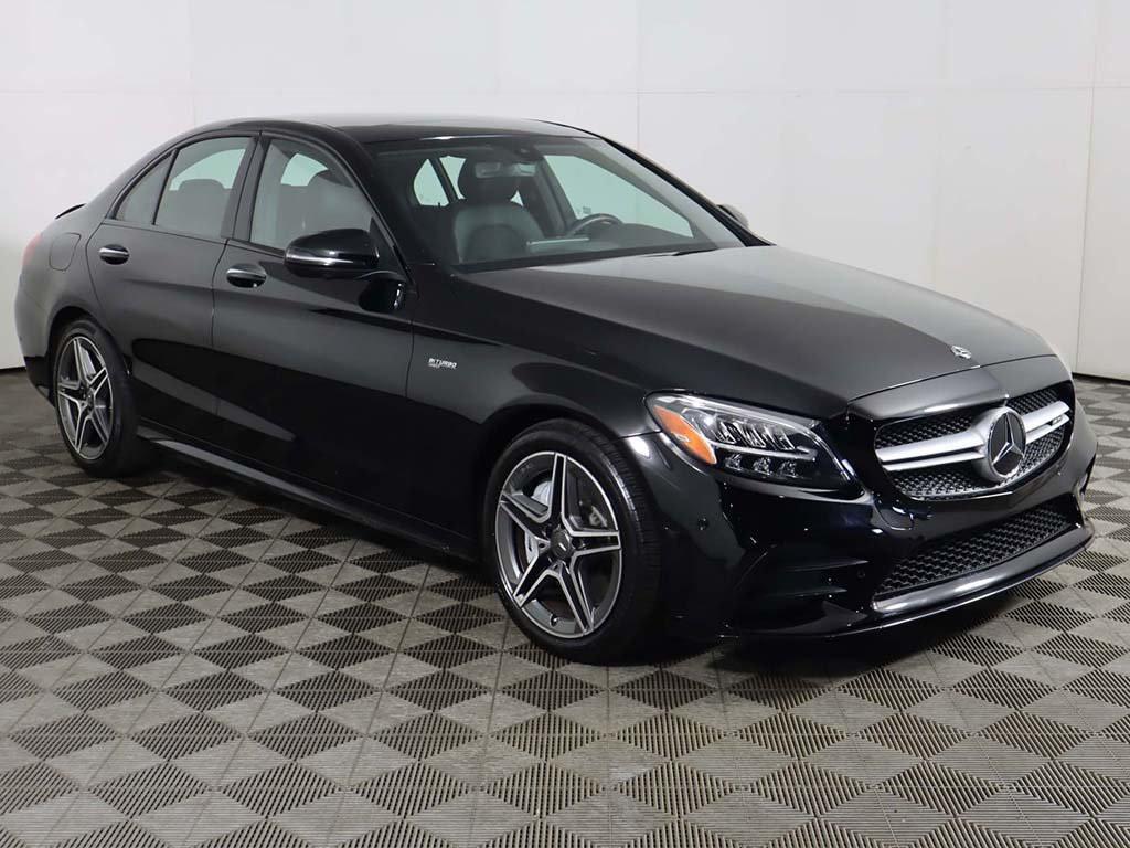 used 2021 Mercedes-Benz AMG C 43 car, priced at $36,769