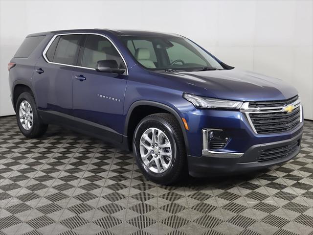 used 2022 Chevrolet Traverse car, priced at $25,399