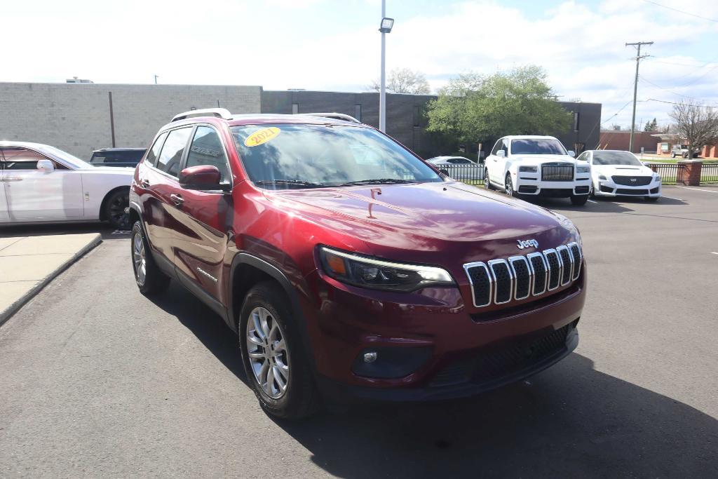 used 2021 Jeep Cherokee car, priced at $23,995