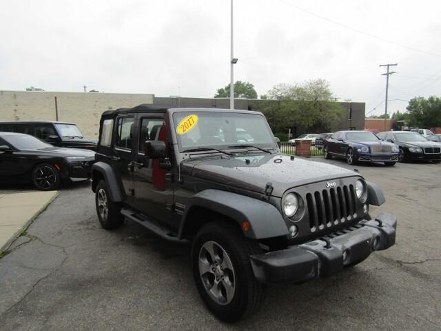 used 2017 Jeep Wrangler Unlimited car, priced at $19,995