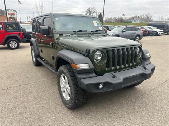 used 2021 Jeep Wrangler Unlimited car, priced at $30,842