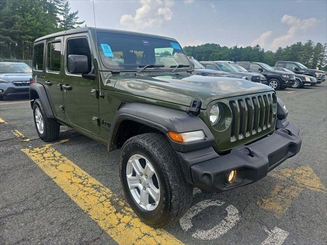 used 2021 Jeep Wrangler Unlimited car, priced at $30,277
