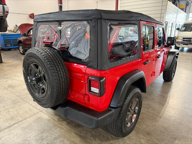 used 2022 Jeep Wrangler Unlimited car, priced at $26,554
